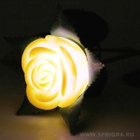Роза светящаяся жёлтая 35 см