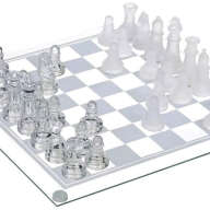 Настольная игра &quot;Стеклянные шахматы&quot; 25 x 25 см - Настольная игра "Стеклянные шахматы" 25 x 25 см