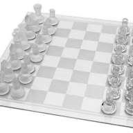 Настольная игра &quot;Стеклянные шахматы&quot; 25 x 25 см - Настольная игра "Стеклянные шахматы" 25 x 25 см