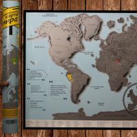 Скретч карта мира 3D