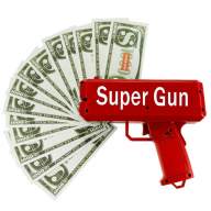 Пистолет стреляющий деньгами Money Gun, Деньгомёт, красный - Пистолет стреляющий деньгами Money Gun, Деньгомёт, красный